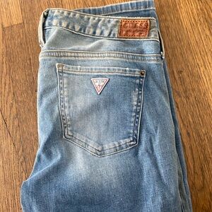 Guess Women's Blue Skinny Jeans